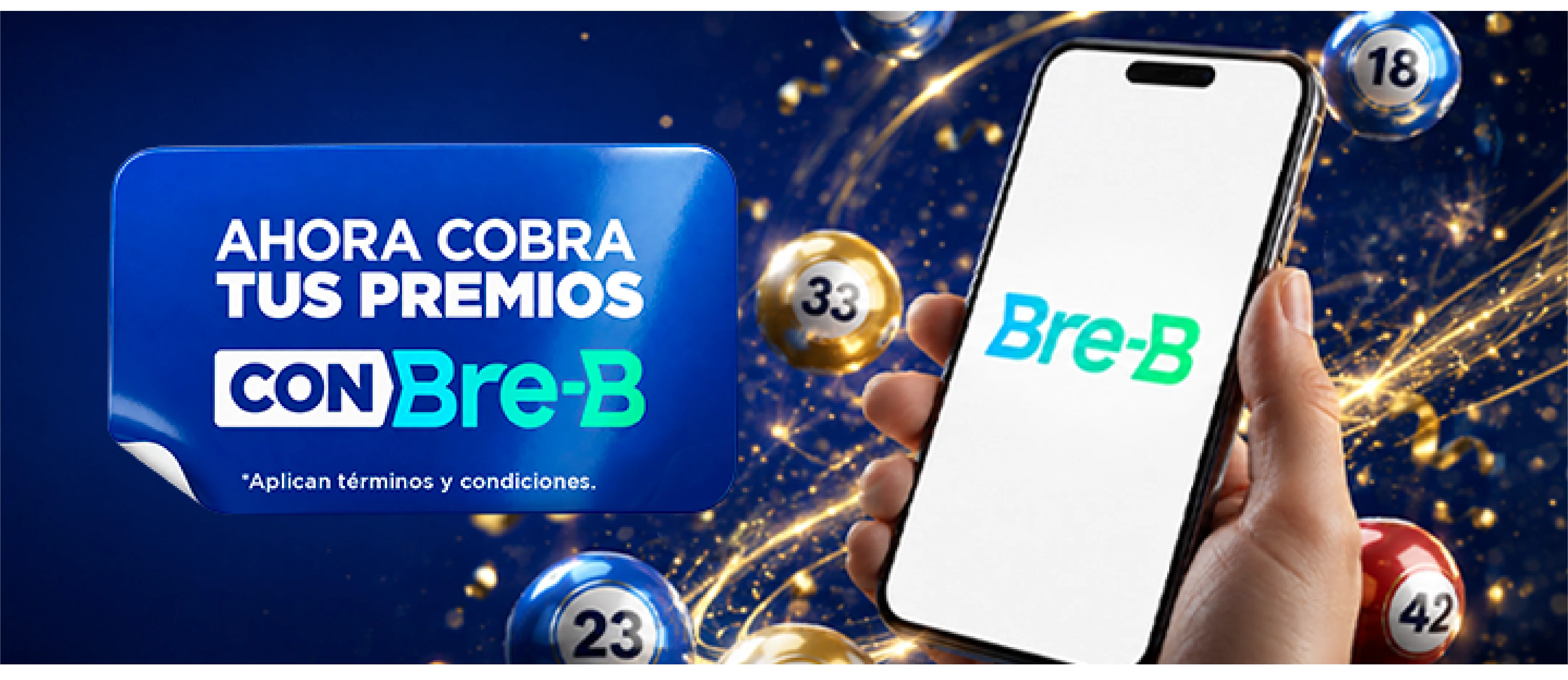 Ahora cobra tus premios con Bre-B