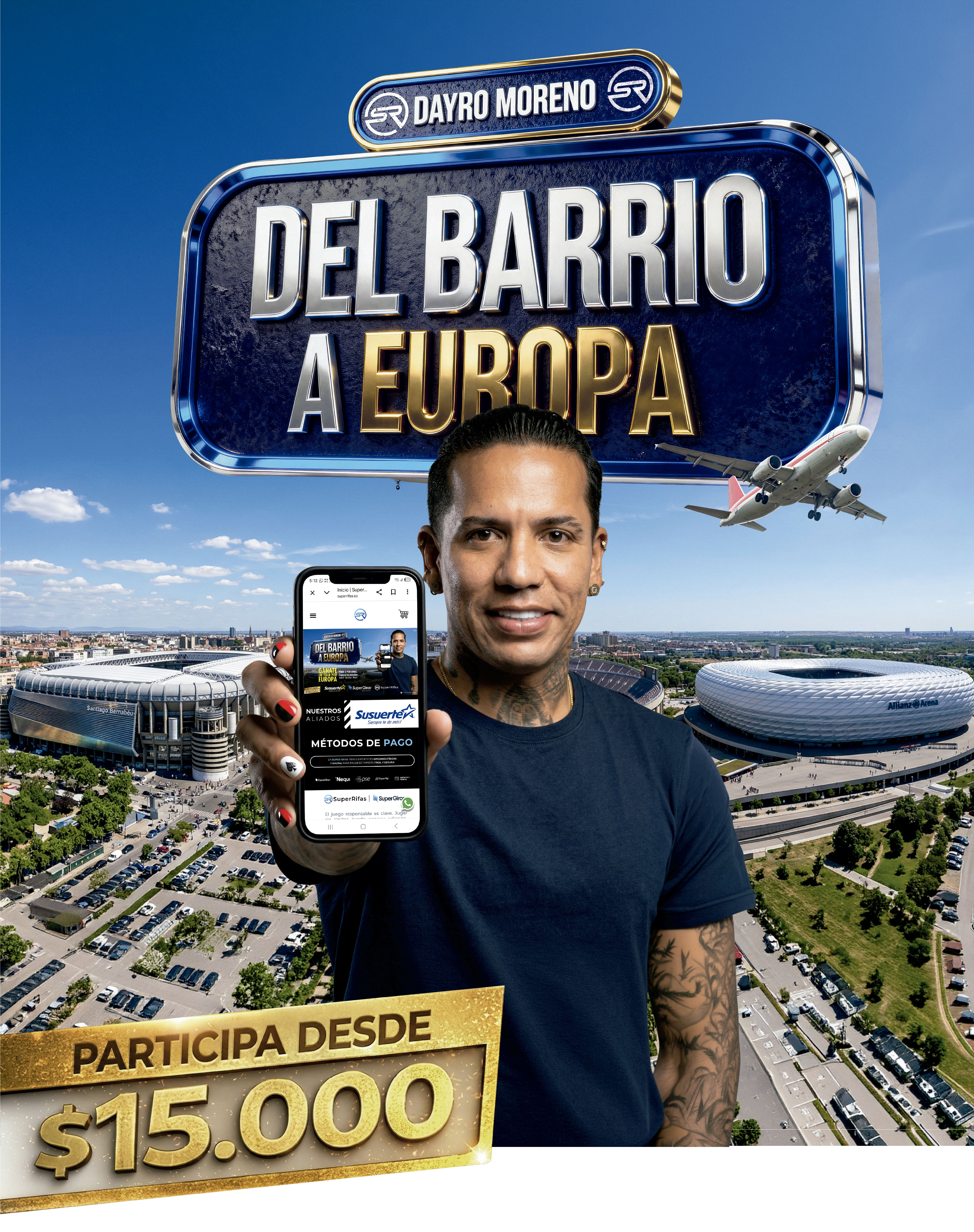 Del Barrio a Europa, Dayro Moreno y la promoción principal