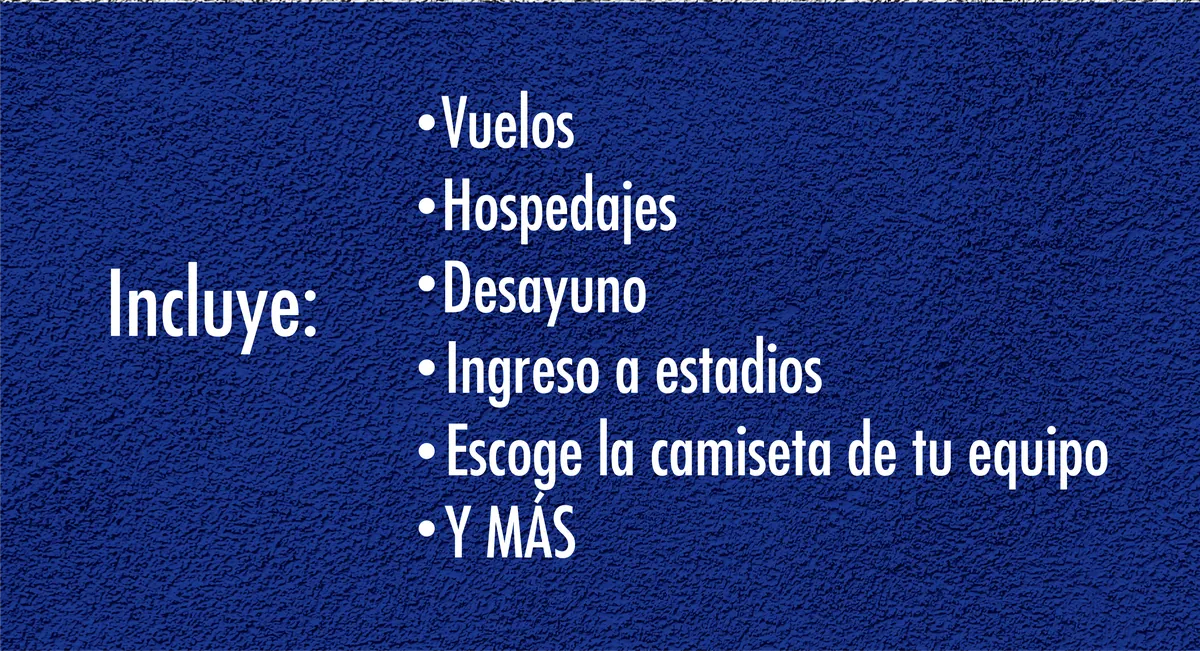 Incluye vuelos, hospedajes, desayuno y más. Premio anticipado Datiro Moreno