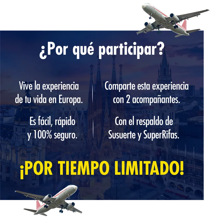 ¿Por qué participar? Por tiempo limitado