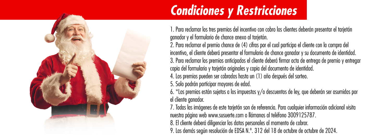 Condiciones y Restricciones